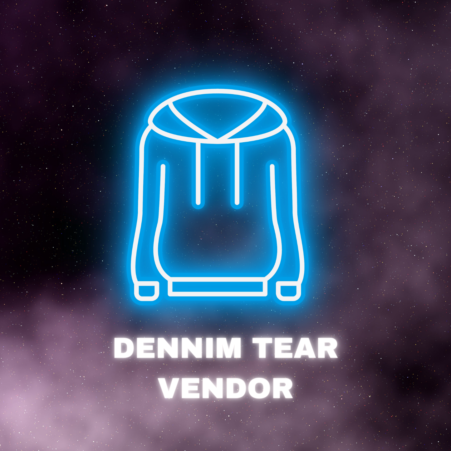 Dennim Tear Hoodie Vendor *PASSING*